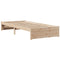 vidaXL Bed Frame with Headboard without Mattress 100x200 cm