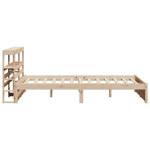 vidaXL Bed Frame with Headboard without Mattress 140x200 cm