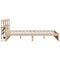 vidaXL Bed Frame with Headboard without Mattress 140x200 cm