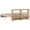 vidaXL Bed Frame with Headboard without Mattress 140x200 cm
