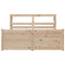 vidaXL Bed Frame with Headboard without Mattress 120x190 cm Small Double