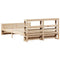 vidaXL Bed Frame with Headboard without Mattress 120x190 cm Small Double