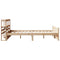 vidaXL Bed Frame with Headboard without Mattress 140x190 cm
