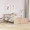 vidaXL Bed Frame with Headboard without Mattress 140x190 cm