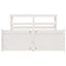 vidaXL Bed Frame with Headboard without Mattress White 140x190 cm