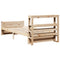 vidaXL Bed Frame with Headboard without Mattress 100x200 cm