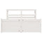 vidaXL Bed Frame with Headboard without Mattress White 160x200 cm
