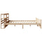 vidaXL Bed Frame with Headboard without Mattress 200x200 cm