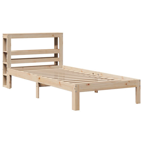 vidaXL Bed Frame with Headboard without Mattress 75x190 cm Small Single