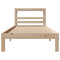 vidaXL Bed Frame with Headboard without Mattress 75x190 cm Small Single