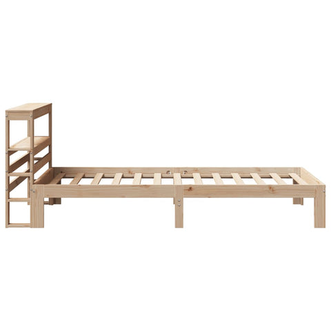 vidaXL Bed Frame with Headboard without Mattress 75x190 cm Small Single