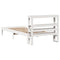 vidaXL Bed Frame with Headboard without Mattress White 90x190 cm Single