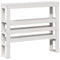 vidaXL Bed Frame with Headboard without Mattress White 90x190 cm Single