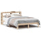 vidaXL Bed Frame with Headboard without Mattress 120x190 cm Small Double