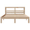 vidaXL Bed Frame with Headboard without Mattress 120x190 cm Small Double