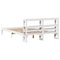 vidaXL Bed Frame with Headboard without Mattress White 120x190 cm Small Double