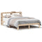 vidaXL Bed Frame with Headboard without Mattress 140x190 cm