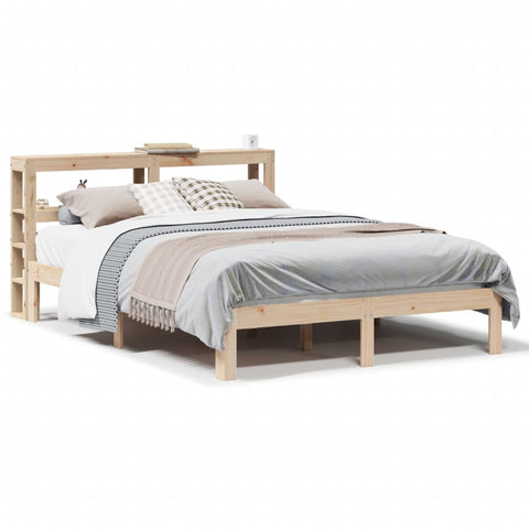vidaXL Bed Frame with Headboard without Mattress 120x200 cm