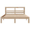 vidaXL Bed Frame with Headboard without Mattress 120x200 cm