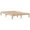 vidaXL Bed Frame with Headboard without Mattress 120x200 cm