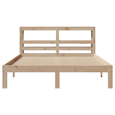 vidaXL Bed Frame with Headboard without Mattress 160x200 cm