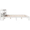 vidaXL Bed Frame with Headboard without Mattress White 180x200 cm Super King