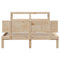 vidaXL Bed Frame with Headboard without Mattress 140x190 cm