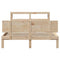 vidaXL Bed Frame with Headboard without Mattress 140x200 cm