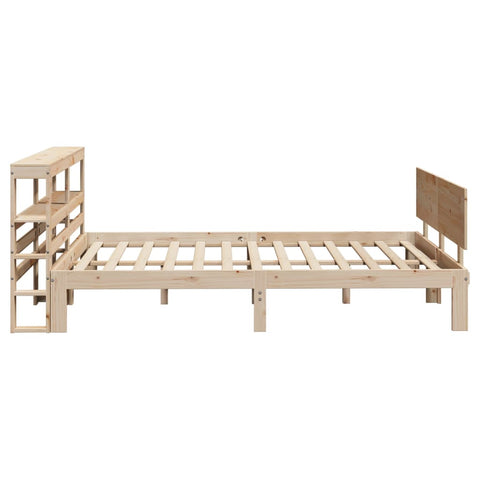 vidaXL Bed Frame with Headboard without Mattress 140x200 cm