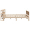 vidaXL Bed Frame with Headboard without Mattress 140x200 cm
