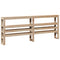 vidaXL Bed Frame with Headboard without Mattress 200x200 cm