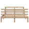 vidaXL Bed Frame with Headboard without Mattress 140x190 cm