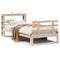 vidaXL Bed Frame with Headboard without Mattress 100x200 cm