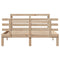 vidaXL Bed Frame with Headboard without Mattress 140x200 cm