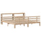 vidaXL Bed Frame with Headboard without Mattress 180x200 cm Super King