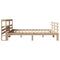 vidaXL Bed Frame with Headboard without Mattress 180x200 cm Super King