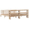 vidaXL Bed Frame with Headboard without Mattress 180x200 cm Super King