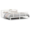 vidaXL Bed Frame with Headboard without Mattress White 180x200 cm Super King