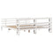 vidaXL Bed Frame with Headboard without Mattress White 180x200 cm Super King