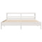 vidaXL Bed Frame without Mattress White 200x200 cm Solid Wood Pine