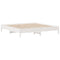 vidaXL Bed Frame without Mattress White 200x200 cm Solid Wood Pine