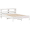 vidaXL Bed Frame without Mattress White 160x200 cm Solid Wood Pine