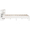 vidaXL Bed Frame without Mattress White 160x200 cm Solid Wood Pine