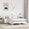 vidaXL Bed Frame without Mattress White 160x200 cm Solid Wood Pine