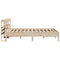 vidaXL Bed Frame without Mattress 140x200 cm Solid Wood Pine