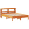 vidaXL Bed Frame without Mattress Wax Brown 140x200 cm Solid Wood Pine