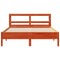 vidaXL Bed Frame without Mattress Wax Brown 140x200 cm Solid Wood Pine