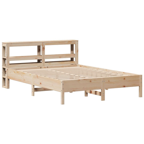 vidaXL Bed Frame without Mattress 140x190 cm Solid Wood Pine