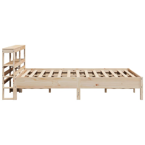 vidaXL Bed Frame without Mattress 140x190 cm Solid Wood Pine