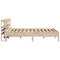 vidaXL Bed Frame without Mattress 140x190 cm Solid Wood Pine